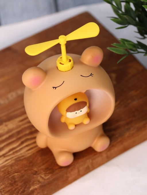 Kопилка - ночник Baby bear fan, brown