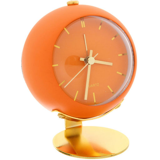 Будильник "ALICE" 8,5*5см апельсиновый