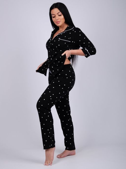 Пижама "Классика" звезды, трикотаж