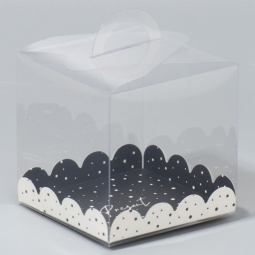 Цена за 5 шт. Коробка кондитерская, сундук, упаковка, Present, 11 х 11 х 11 см