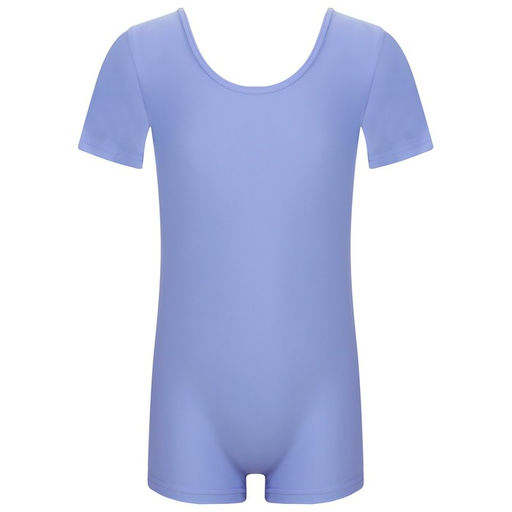 Купальник гимнастический Grace Dance, с шортами, с коротким рукавом, р. 36, цвет сирень  фото 9
