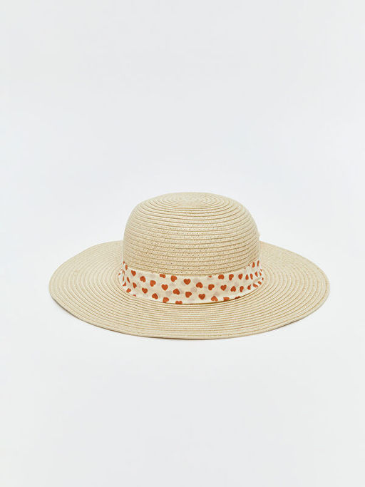 Kalp Desenli Has?r K?z ?ocuk ?apka