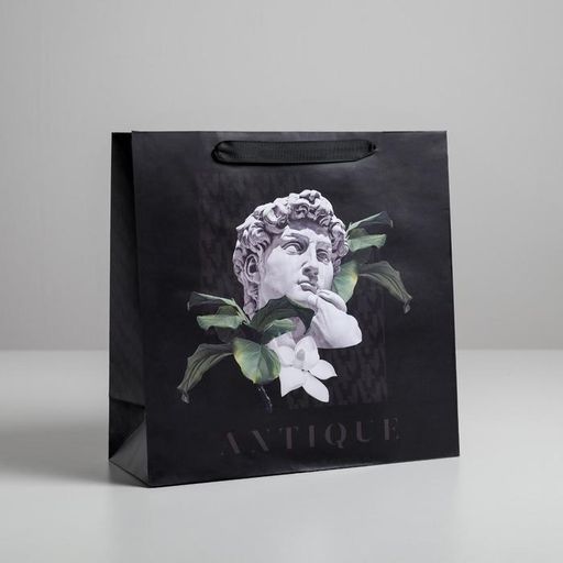 Пакет ламинированный квадратный Antique, 30 30 12 см - Дарите счастье фото 6