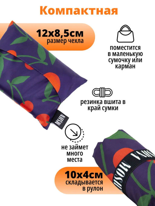 Сумка, Мод.11 Принт. Черри НОВИНКА!!!