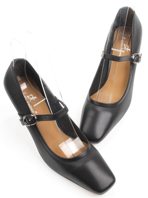 06-939A-841A BLACK Туфли женские (натуральная кожа)