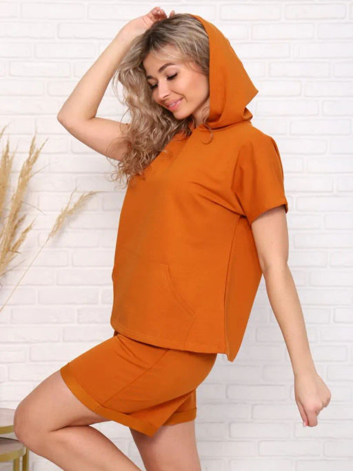 Аргентина(горчица) костюм хлопок 80%, п/э 15%, лайкра 5%
