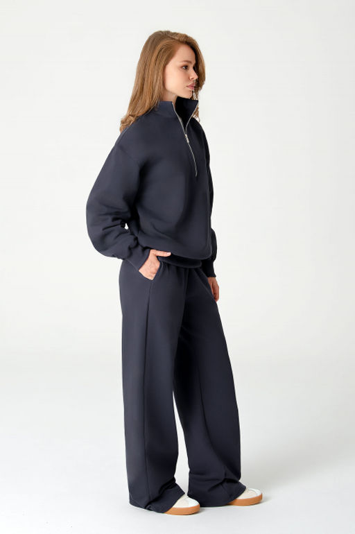 Арт. 2-542/2 Костюм женский с брюками 44-50 (4 шт) Цвет:Антрацит - Калинка фото 18