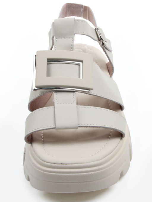 08-PEY195-2 LT. BEIGE Босоножки женские (натуральная кожа)