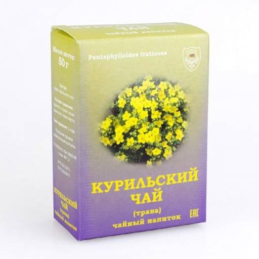 Курильский чай (трава) чайный напиток, 50 г (коробочка)