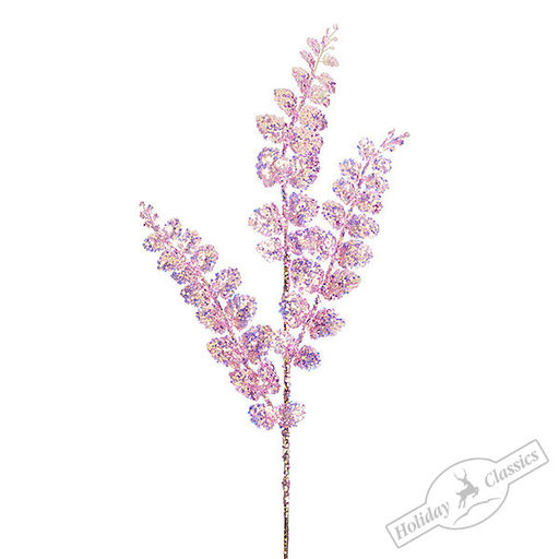 Ветка папоротника Пеллея зеркально-розовая, 91 см