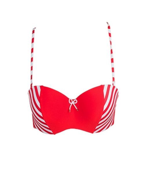 -45% БЮСТГАЛЬТЕР КУПАЛЬНЫ Milavitsa 470131/015 красный  фото 2