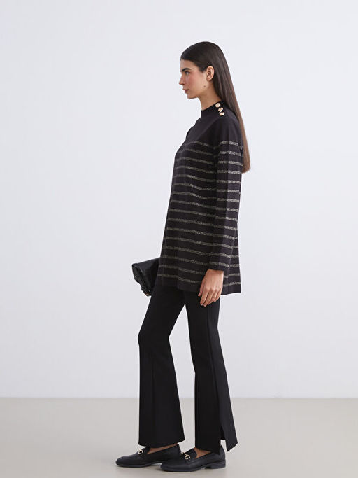 Beli Lastikli Geni? Pa?a Kad?n Pantolon