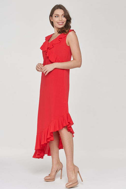 Платье женское 191-3481. Ш38 доблестный мак - Vay фото 3