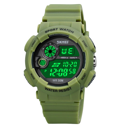 Часы наручные Skmei мужские электронные спортивные 1718green