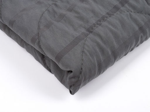 АРТ-015 Покрывало полиэстр жатый 200*220 "Полоска серый кардинал"