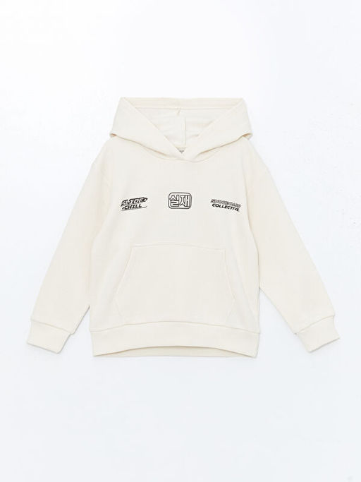 Kap??onlu Erkek ?ocuk Kal?n Sweatshirt