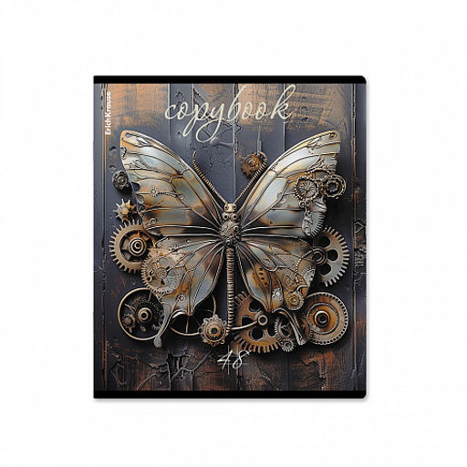 Цена за 5 шт. Тетрадь общая ученическая ErichKrause Iron Wings, 48 листов, клетка, металлизированная ламинация+твин-лак_MIX-PACK  фото 4