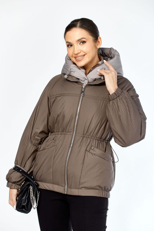 Куртка SHETTI 2213 пепельно-коричневый фото 3