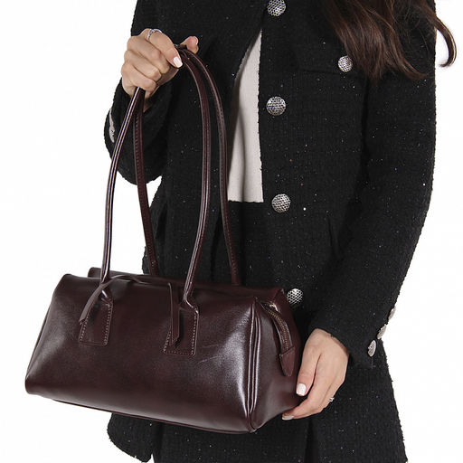 Сумка женская кожаная 5006NN coffee Natale Navetta