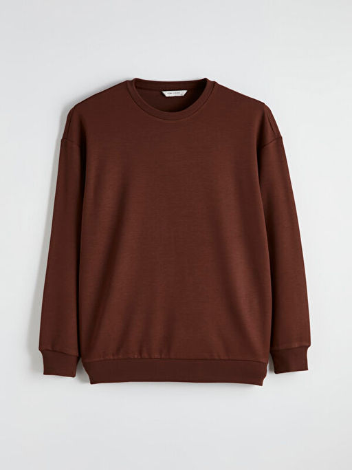 Bisiklet Yaka Erkek Sweatshirt