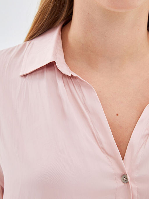 Oversize Saten Kad?n G?mlek