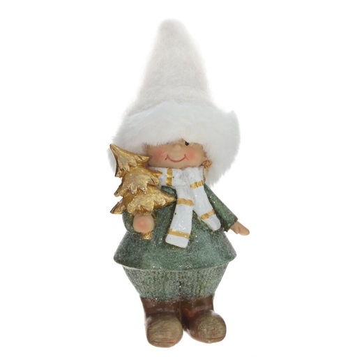 Фигурка декоративная "Девочка/Мальчик", L6 W5 H15 см, 2в.