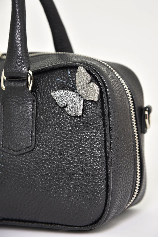 Сумка с аппликацией ДС-609-352 черный - Protege фото 5