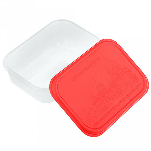 Контейнер пластмассовый Святое Белогорье 0,5л, 15,2х11,2х5,5см, полипропилен, прямоугольный, синий (Россия) - Домашняя мода фото 4