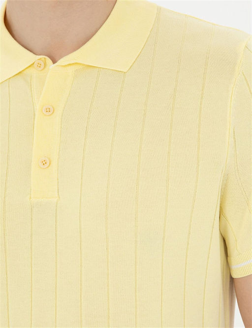 Sar_ Slim Fit D__meli Polo Yaka Triko Ti__rt - Pierre cardin фото 7