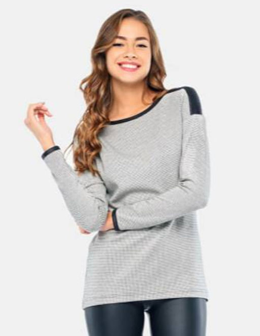 CONTE Джемпер LD 670 молочный-черный