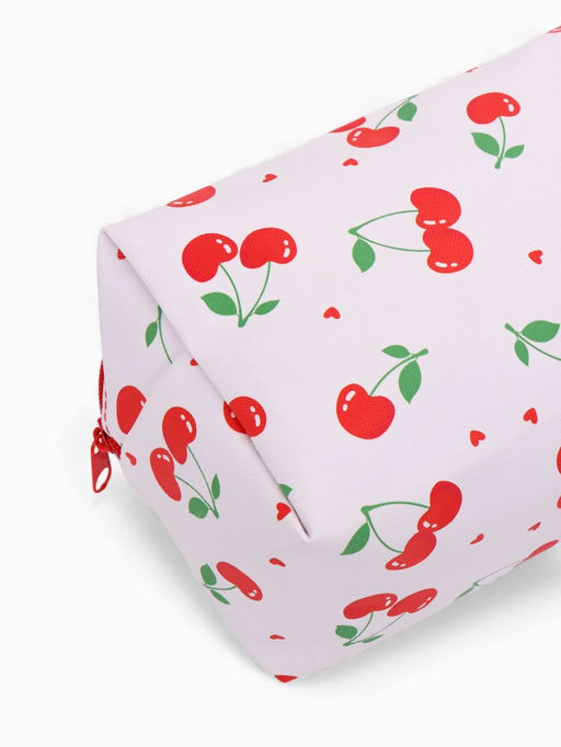 Косметичка дор Вишня 19*10*11, отд на молнии, белый