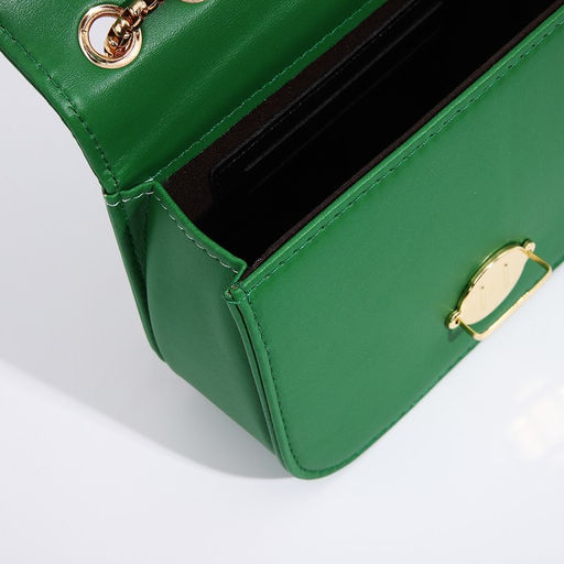 Сумка-мессенджер на клапане, цвет зелёный - Simaland фото 8