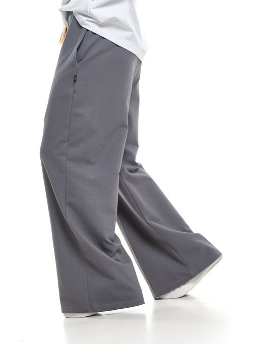 Брюки со стрелками для девочки подросткам 22-2010 серый джинс - Mini maxi фото 8