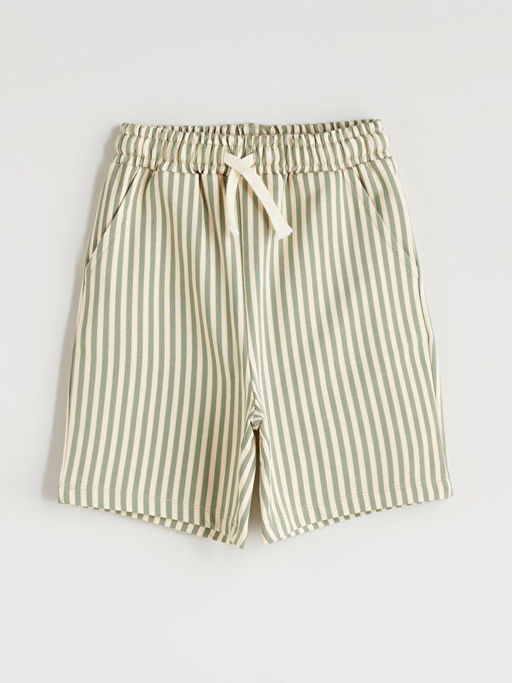 Beli Lastikli ?izgili Erkek ?ocuk ?ort