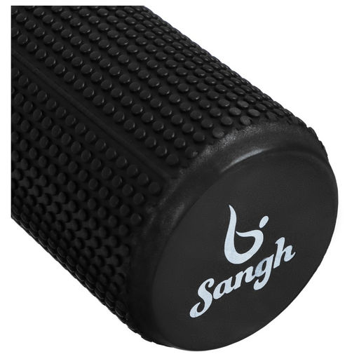 Ролик массажный Sangh, 30×9 см, цвет чёрный