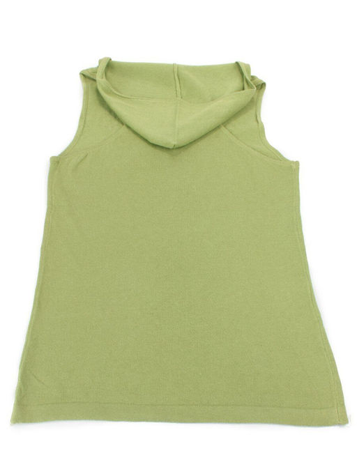 1984 GREEN Майка женская с капюшоном (50% хлопок, 50% полиэстер)