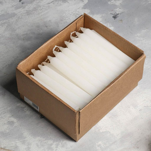 Цена за 60 шт. Хозяйственная свеча парафиновая, большая, 2.4×18 см, 65 г