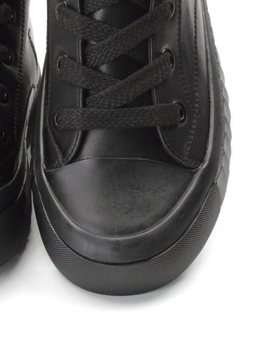 04-YSN2285-1 BLACK Ботинки женские зимние (натуральная и искусственная кожа, шерсть)