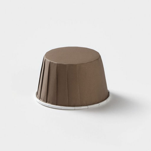 Цена за 50 шт. Форма для выпечки круглая Доляна Шоколад с молоком, d=6.5 см, коричневая фото 3