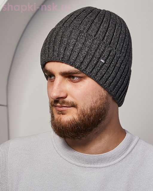 96717 Silver Шапка мужская флис (57-59)