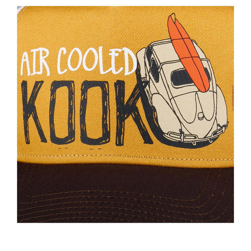 Бейсболка COASTAL арт. HFT Air Cooled (оранжевый / черный)  фото 4