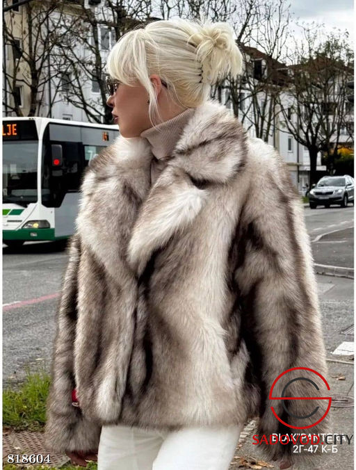 Шуба женская из искусственного меха