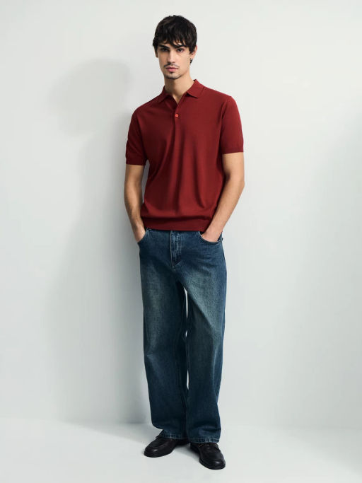 Джемпер поло regular fit / Zarina фото 2