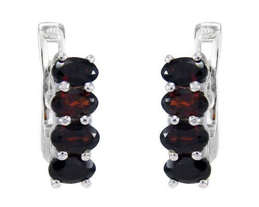 Серьги, гранат, Сена