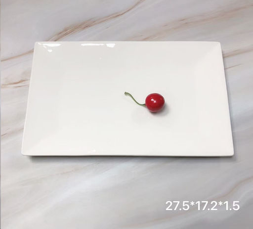 Блюдо прямоугольное 27,5х17х1,5 см / DR-1063 /уп 27/