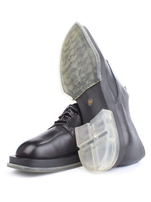 03-DD04-1 BLACK Полуботинки женские (натуральная кожа)