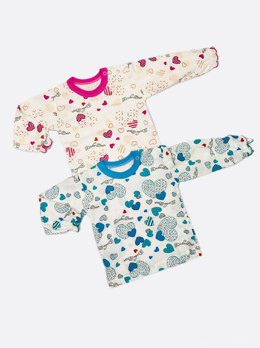 (Уп. 2 шт) Джемперы супрем для девочек, арт.C-JM029(2)-SU, голубой и розовый - Мамин малыш фото 2