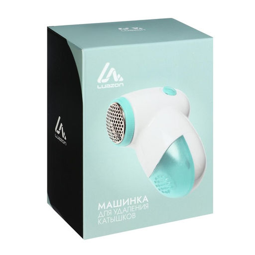 Машинка для удаления катышков Luazon LUK-02, 2хАА (не в комплекте), голубая - Luazon home фото 11