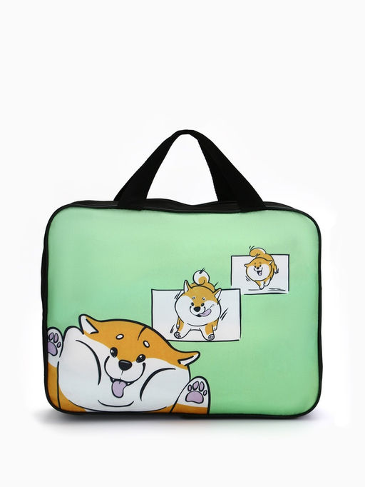 Папка для труда, А4, текстильная, 35×27×7 см «Сиба веселый»