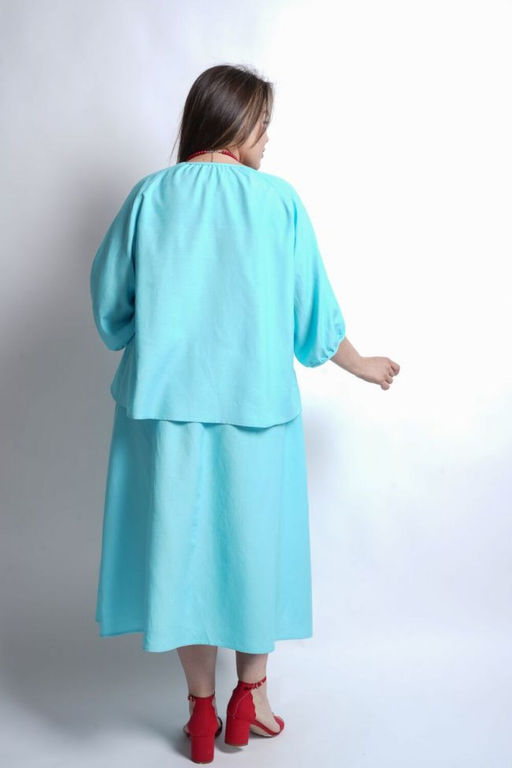 Костюм Luxury Moda 1431 бирюзовый